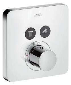 Axor Citterio E - ShowerSelect, termostatická baterie pod omítku pro 2 spotřebiče, chrom 36707000