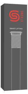 STRONG elektrická výsuvná zásuvka, 3x 230V, USB A+C,bezdrátové nab, Stříbrná 462118