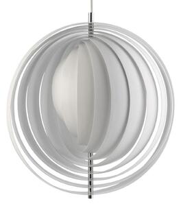Závěsná svítidlo Verpan, Moon, stmívatelné, Bílá, Obývací pokoj, Kov, Design