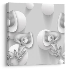 Obraz - Květinová design (30x30 cm)
