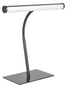 Eglo 901981 RICCIONE - Stmívatelná lampička se změnou barvy světla v černém niklu, LED 5W, 2700 + 4000 + 6500K (Stolní černá lampička ideální na pracovní stolek)