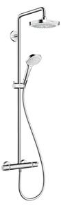 Hansgrohe Croma Select E 180 2jet Showerpipe - sprchový systém, bílá-chrom 27256400