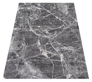 DY Šedý koberec s mramorovým vzorem Panamero 25 Rozměr: 60x100 cm