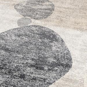 Makro Abra Moderní kusový koberec LUCY NP22D krémový šedý Rozměr: 200x300 cm