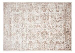 Makro Abra Moderní kusový koberec PORTLAND D058E Klasický bílý hnědý Rozměr: 140x200 cm