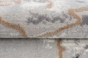 Makro Abra Moderní kusový koberec PORTLAND R215D Abstraktní šedý hnědý Rozměr: 200x200 cm