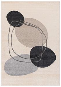 Makro Abra Moderní kusový koberec LUCY NP34B krémový béžový šedý černý Rozměr: 120x170 cm