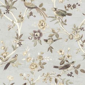 Vliesová tapeta s květinami a ptáčky, 28845, Thema, Cristiana Masi by Parato