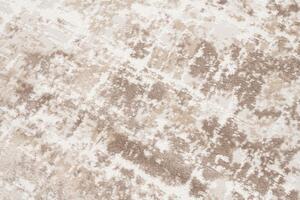 Moderní kusový koberec PORTLAND D072E Abstraktní bílý hnědý Rozměr: 120x170 cm