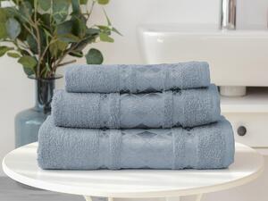 XPOSE® Dárkový set ručníků - šedomodrý 3ks