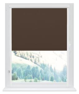 Dekodum Klasická mini roleta v bílé kazetě, barva látky Wenge Šířka (cm): 53, Výška (cm): Standardní (do 150 cm), Strana mechanismu: Práva