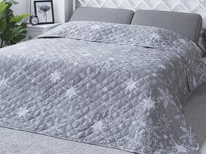 XPOSE® Přehoz na postel JON - šedý 220x240 cm