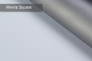 Dekodum Termoizolační roleta v bílé kazetě, barva látky White Silver Šířka (cm): 53, Výška (cm): Standardní (do 150 cm), Strana mechanismu: Levá