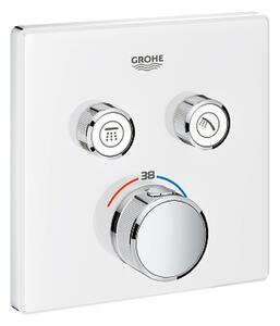 Grohe Grohtherm Smart Control - podomítkový termostat na dva spotřebiče, bílá / chrom, 29156LS0