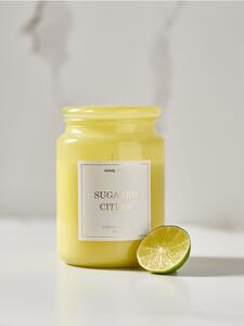 Sinsay - Vonná svíčka Sugared Citrus - žlutá