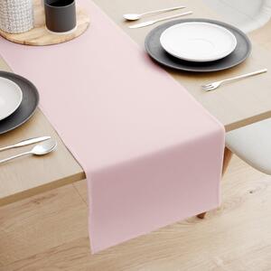 Goldea běhoun na stůl 100% bavlněné plátno - pudrově růžový 20x120 cm