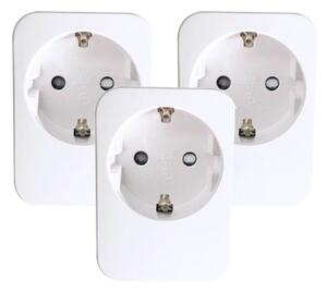 Immax 07761C NEO LITE Smart vnitřní zásuvka bez kolíku v2 typ F 255V 72x51x78mm, bílá, WiFi, 3-set