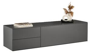 NÍZKÁ KOMODA, antracitová, 181/44/50 cm Dieter Knoll - TV stolky & komody pod TV