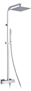 Alpi Una- Sprchová baterie nástěnná termostatická, pevná sprcha + ruční sprcha - komplet 18SM2151