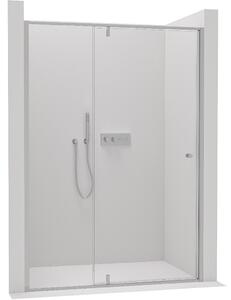 Cerano Santini, křídlové sprchové dveře 110x195 cm, 6mm čiré sklo, chromový profil, CER-CER-426208