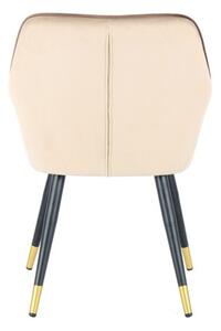 Kayoom Židle Amino 525 béžová / hnědá