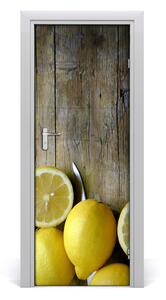 Fototapeta na dveře do domu samolepící citrony 75x205 cm