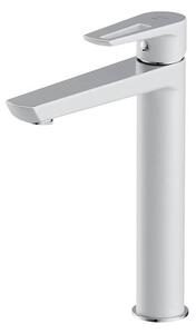 Cersanit S951-355 - Umyvadlová baterie MILLE 27 cm bílá + výpusť