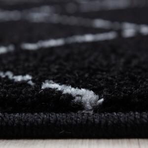 Moderní kusový koberec Lucca 1830 Black | černý Typ: 80x150 cm