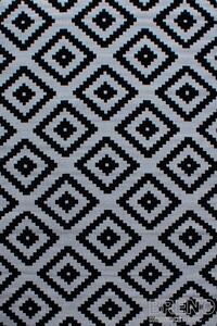 Moderní kusový koberec Plus 8005 Black | černý Typ: 80x300 cm
