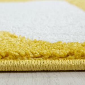 Dětský kusový koberec Kids 620 Yellow | žlutý Typ: 160x230 cm