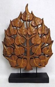 Soška STROM ŽIVOTA, exotické dřevo, ruční práce, 60 cm