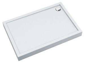 Schedline Cameron Smooth White obdélníková sprchová vanička 100x70 cm bílá 3ST.C1P-70100
