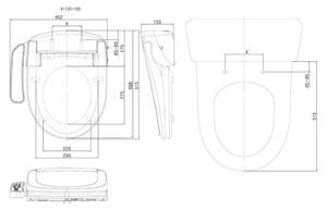 Sapho BLOOMING EKO Elektronický bidet NB-1120D