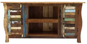 TV stolek masiv z recyklovaného mangového dřeva 140x70x45