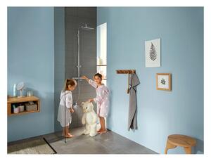 Hansgrohe Croma E Showerpipe - Sprchová baterie nástěnná termostatická, pevná sprcha + ruční sprcha, chrom 27630000