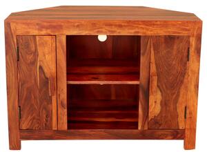 Rohový tv stolek z masivu palisandr 100x70x50