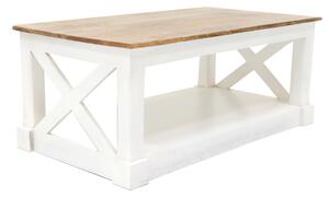 Konferenční stolek rustikální z masivního dřeva mango 110x45x60