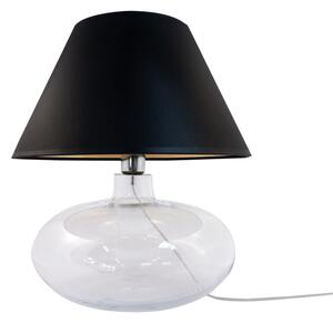 Zuma Line Stolní lampa ADANA TRANSPARENT ⌀ 40 cm, v. 44 cm Barva: Černo/zlatá