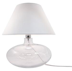 Zuma Line Stolní lampa ADANA TRANSPARENT ⌀ 40 cm, v. 44 cm Barva: Bílá
