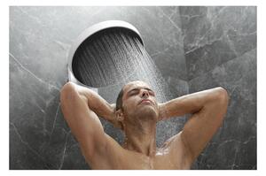 Hansgrohe Rainfinity - Horní sprcha 360 1jet s připojením na stěnu, matná černá 26230670