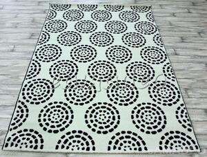 Merinos Turecko Kusový koberec Sky 21789-60, bílý - 120x170 cm