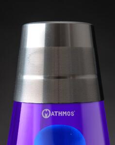 Mathmos Astro Vinyl Platinum, originální lávová lampa, 1x42W, čirá se žlutou lávou, 43cm