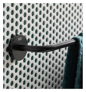Emco Round - Držák na ručník 600 mm, montáž pomocí lepení nebo vrtání, chrom 436000160