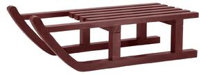 Višňová antik dřevěná dekorace sáně Sledge Vintage - 38*18*10 cm - Chic Antique