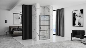 Rea - MOLIER skládací sprchové dveře 90x190cm, černá, REA-K8538