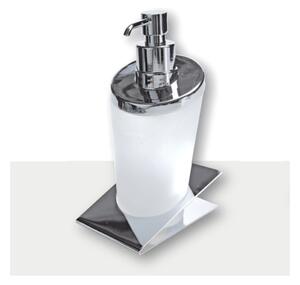 IVAB IDEA - Dávkovač tekutého mýdla volně stojící, matné sklo IBIDE15