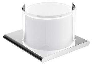 Keuco Edition 400 - Nástěnný dávkovač tekutého mýdla 150 ml, chrom / matné sklo 11552019000