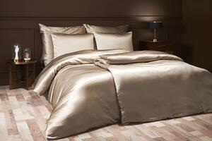 Povlečení Silk Taupe 100% Hedvábí 1x 140/200