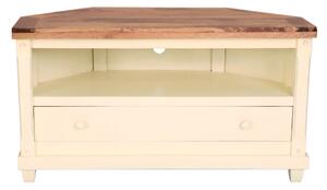 Rohový tv stolek z masivu mango 110x60x50