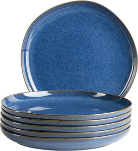 Mäser Sada mělkých talířů Cordelia Royal Blue 27 cm, 6 ks